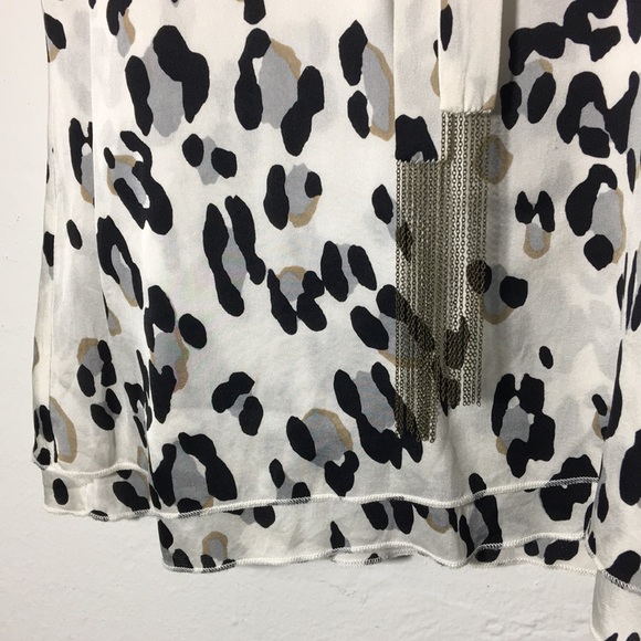 White Leopard Blouse - Picture 4 of 4